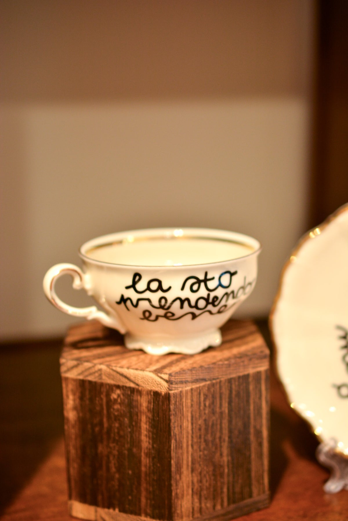 "Grandma's advice" cup