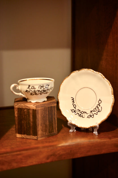 "Grandma's advice" cup