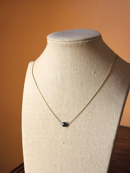 Collana perla blu