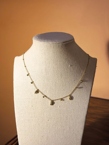 Collana foglie d'oro