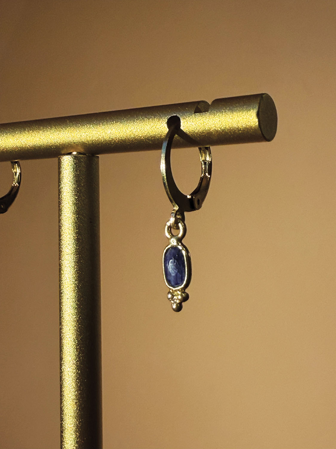 Orecchini goccia accurra/blu