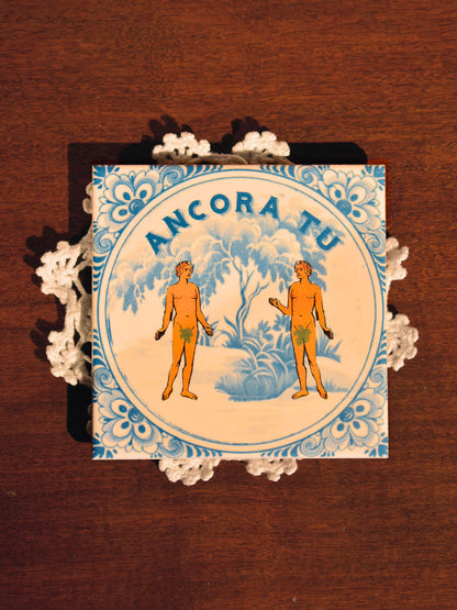 Printed ceramic tile