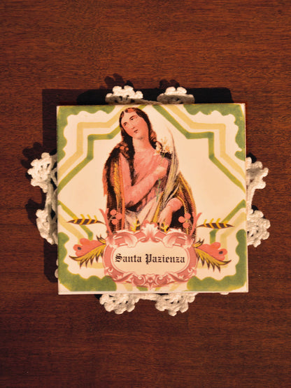 Printed ceramic tile